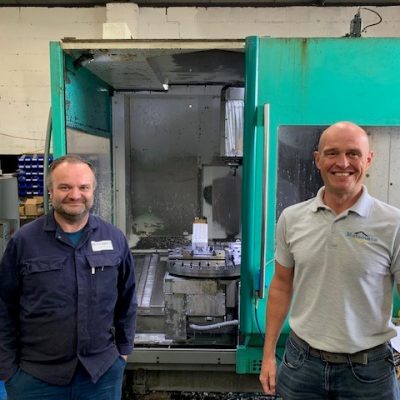 Dave Thomas of Penybryn Engineering and Mark McGregor of Matsource